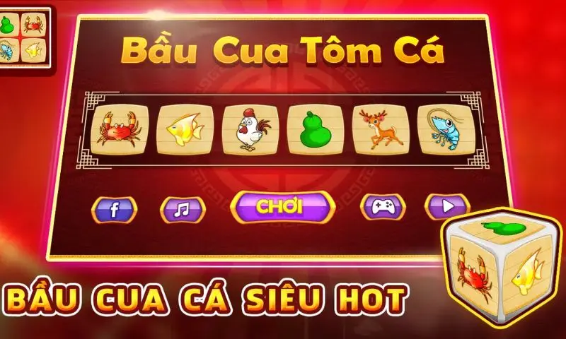 Bầu cua tôm cá online là một trò chơi phổ biến hiện nay trên thị trường
