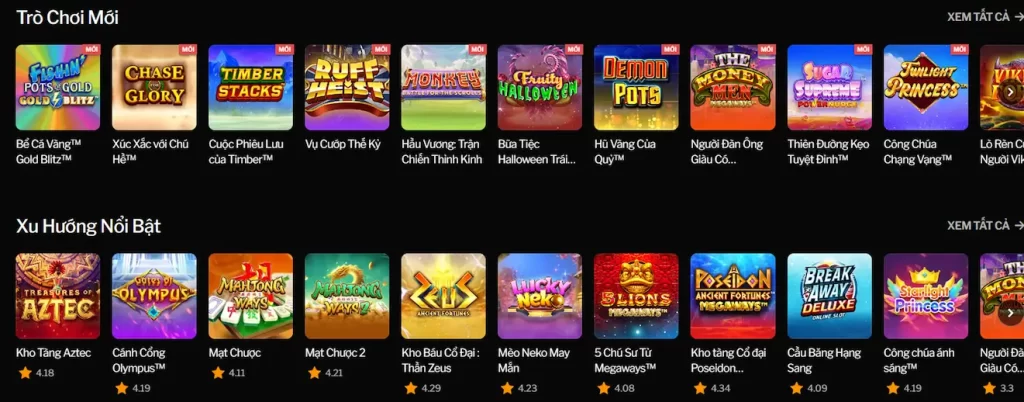 Slot Games - Niềm Vui Không Giới Hạn