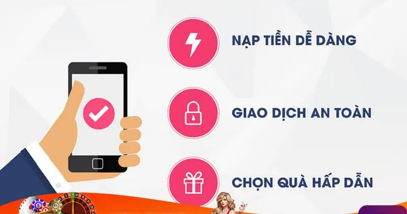 ưu điểm khi nạp rút tiền V6BET